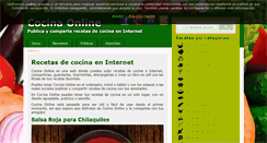 Desktop Screenshot of cocina-online.com